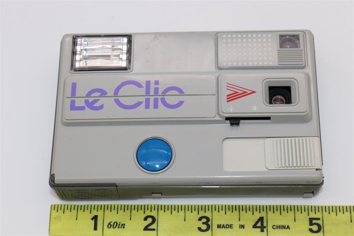 Le Clic Vintage Disc Film Camera SILVER