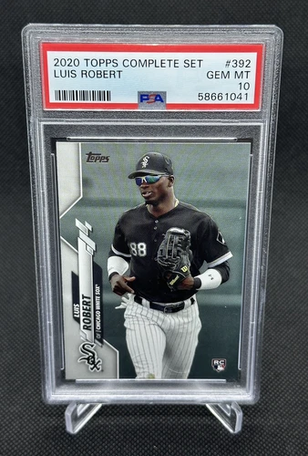Luis Robert - 2020 Topps Complete Set - PSA 10 GEM MT - Rookie White Six