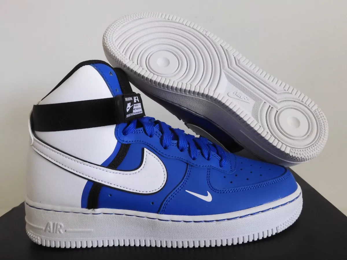 NIKE AIR FORCE 1 HIGH LV8 2 GS GAME ROYAL BLUE SZ 6.5Y WOMENS SZ 8