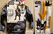 RUBIES STAR WARS MANDALORIAN COSTUME BOYS S SMALL 4-6 HOLOGRAPHIC  BLASTER NEW