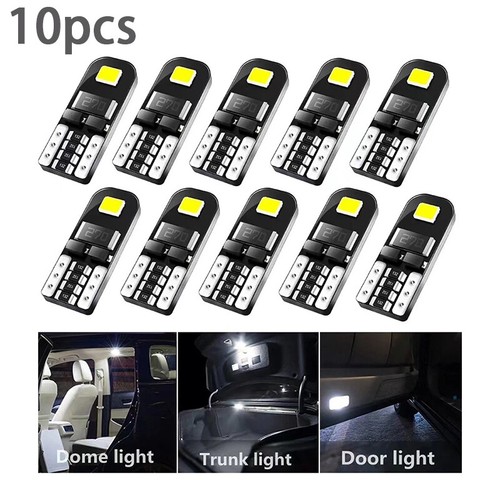 10Pcs W5W T10 LED Canbus No Error Bulb Car Interior Light 194 LED Signal Lamp - Photo 6/9