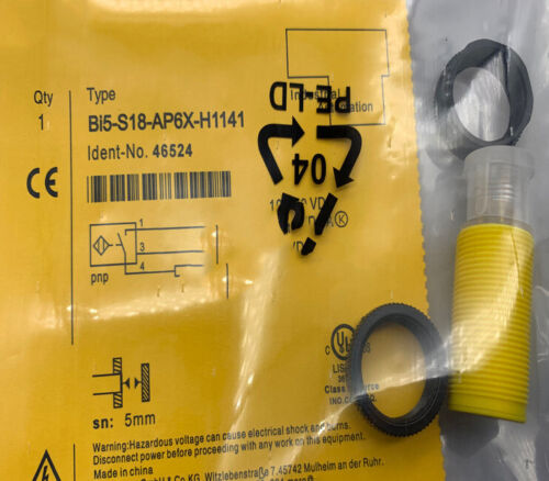 1PZ Nuovo per Interruttore di Prossimità Turck Sensore BI5-S18-AP6X-H1141 - Foto 3 di 3