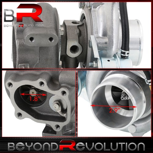 GT28 Water Oil Cool Turbo Turbine .64 Compressor .60 AR Internal Wastegate 8 PSI - Picture 2 of 3