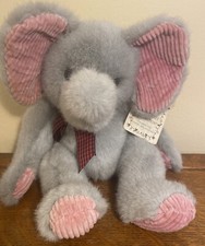 RUSS Heartcraft Collection Gray Elephant JUMBLES 12" Stuffed Plush New With Tags