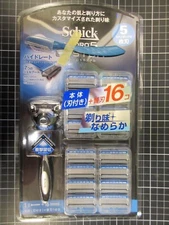 HYC5 HD CLP/AM Schick Hydro 5 Custom Holder + 16pc Refill Blades for Shaver