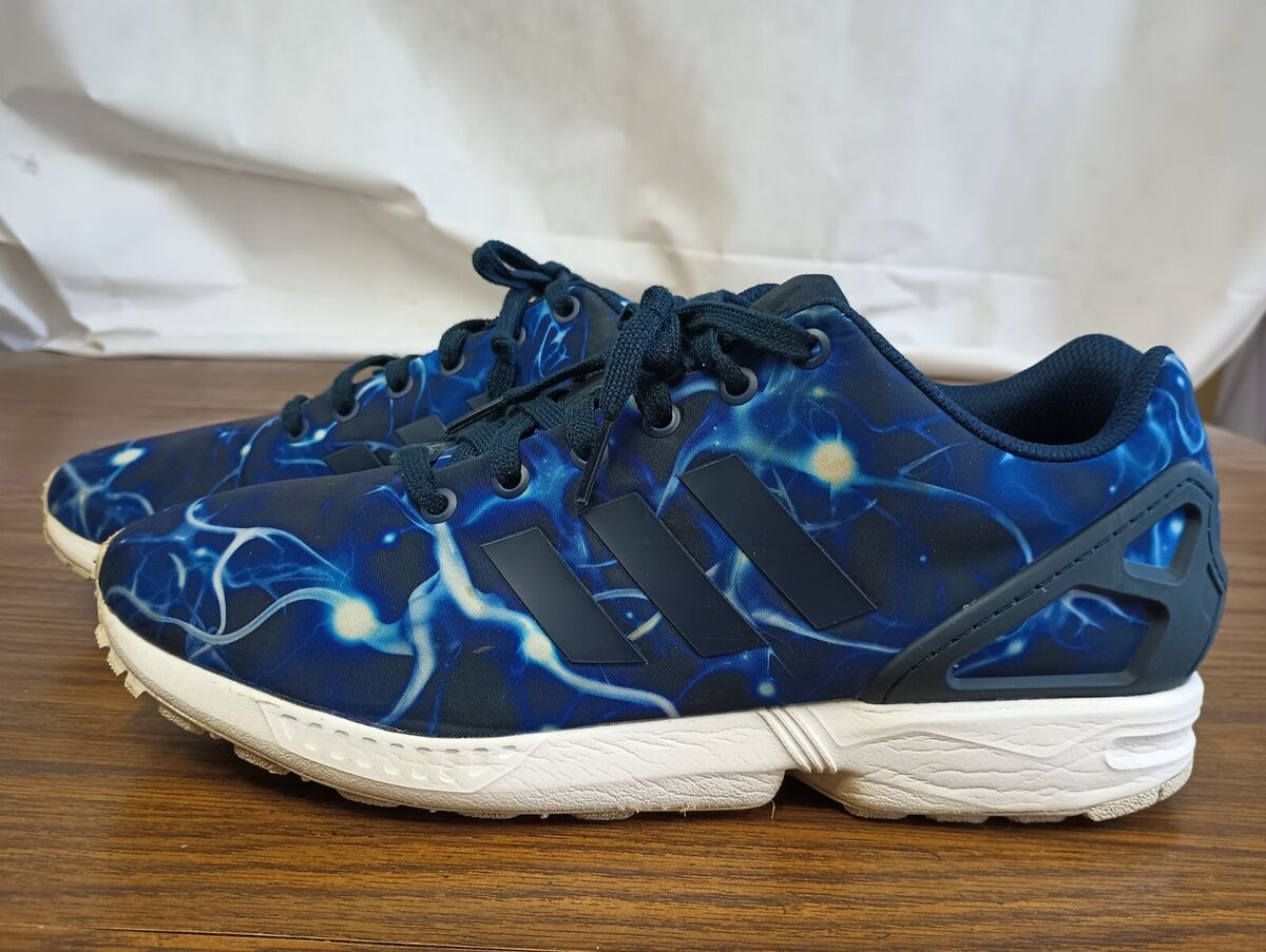 Adidas Originals ZX Flux Torsion Galaxy Print Shoes Blue Adidas Originals ZX Flux Torsion Galaxy Print Shoes Blue