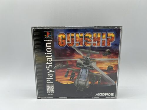 Gunship PS1 PlayStation 1 Complete CIB - Foto 1 di 5