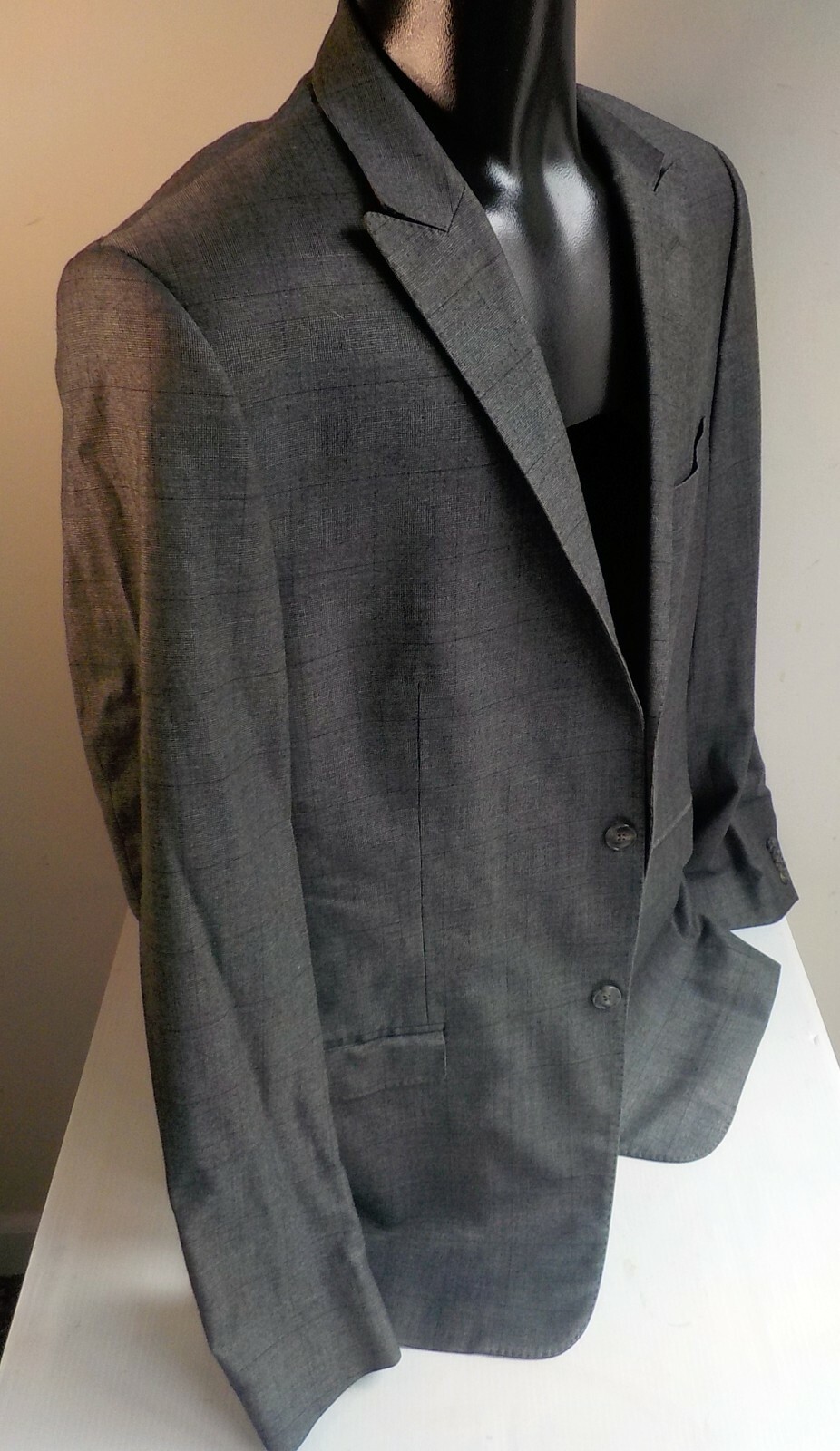 VERSACE Collection 2 Button Peak Collared Plaid S… - image 4