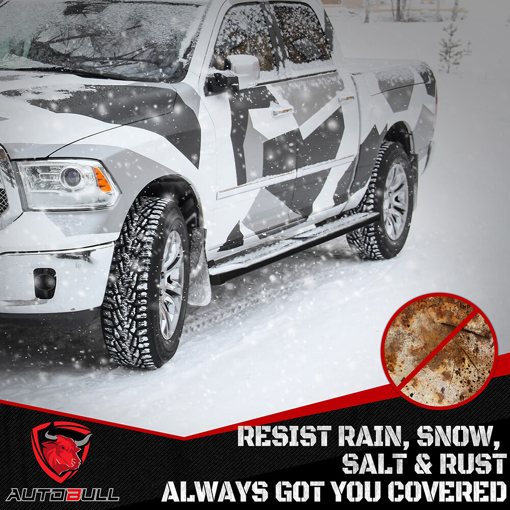 6" Running Boards for 2024 2025 Toyota Tacoma Double Cab Drop Side Step Nerf Bar