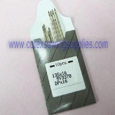 10 TITANIUM 135X16 DPX16 WALKING FOOT SEWING MACHINE LEATHER POINT NEEDLES