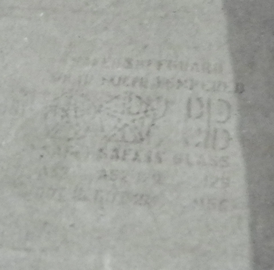 1971 1972 1973 1974 CHARGER SE DRIVER SIDE TINTED REAR QUARTER GLASS  - Image 3 of 3