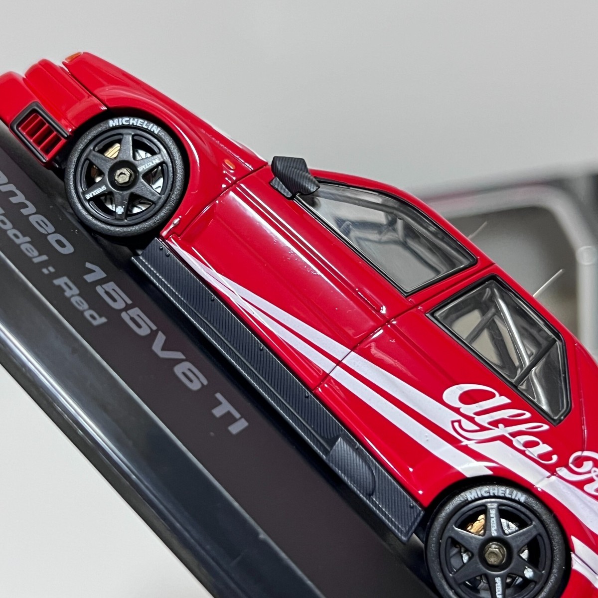 Hpi 1/43 Alfa Romeo 155V6 TI ITC Plain Color Model Red resin 8080