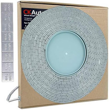 0.25Oz, Grey, Adhesive Stick on Roll Wheel Weights, 5 Kgs/ 11 Lb/Roll, 715Pcs, O