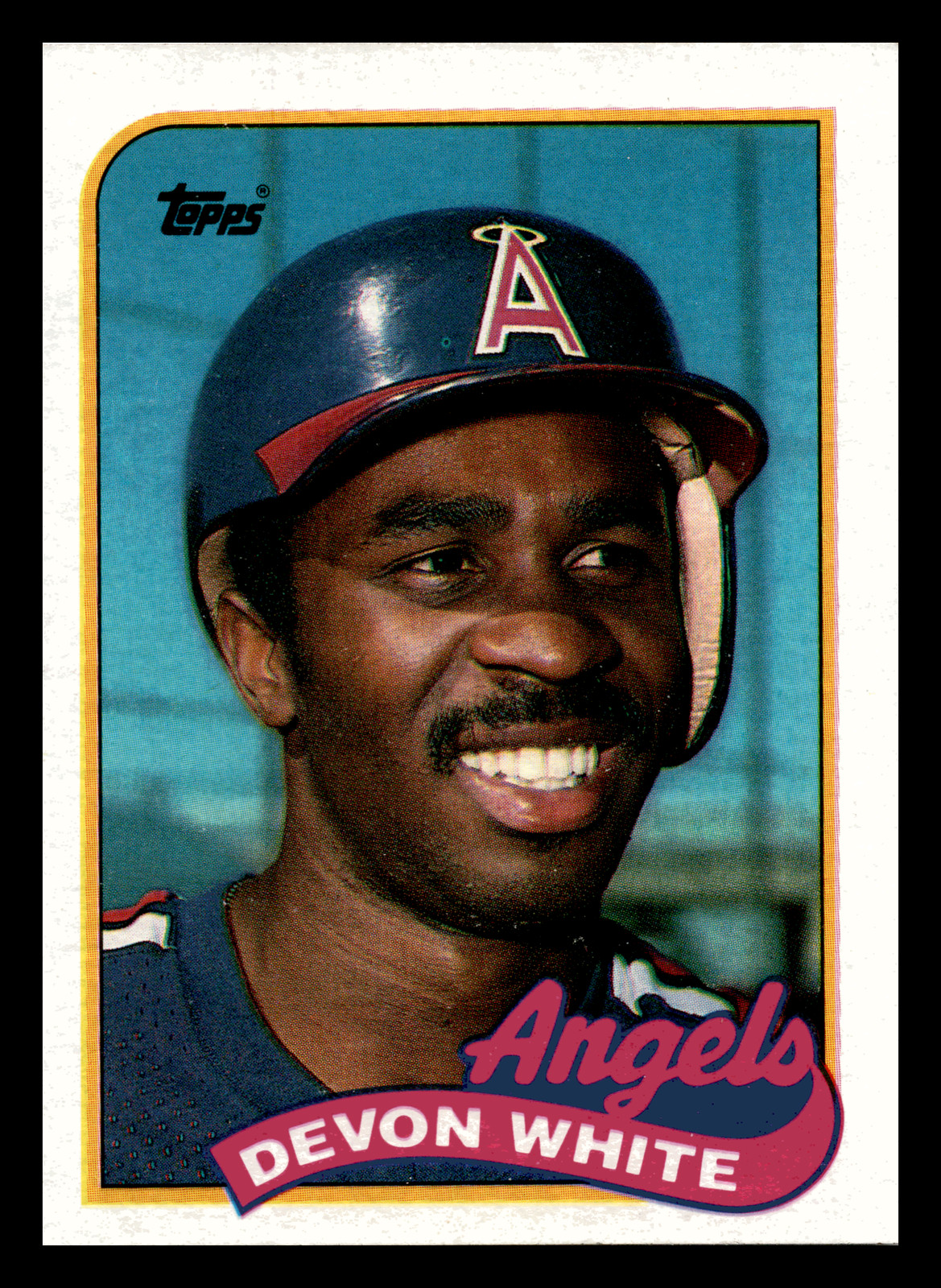 1989 Topps Devon White  California Angels #602 NM-MINT