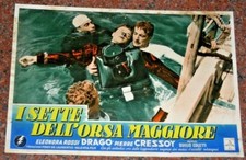 FOTOBUSTA 6, I SETTE DELL'ORSA MAGGIORE, COLETTI, X MAS, MARINA,VALIANT, WW2 WAR