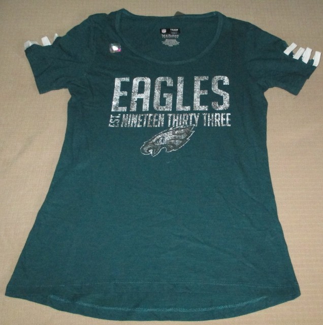Philadelphia Eagles NFL Apparel 1st & Fashion Women's Green ShirtLarge