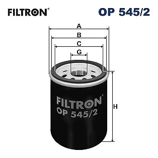 Filtron Oil Filter OP545/2