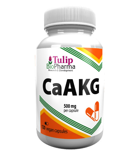Calcium Alpha-Ketoglutarate 120 Capsules, Ca-AKG, Anti-Aging, Pure ...