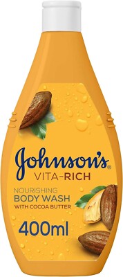 Johnson's Body Wash - Vita-Rich, Nourishing Cocoa Butter, 400ml