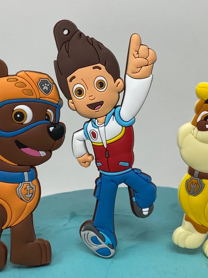 Juego de adorno de pastel de cumpleaños Paw Patrol ~ TOTALMENTE NUEVO ~ con Zuma Foto 4 de 4