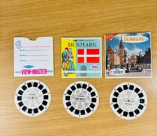 VTG 60's Collector VIEW MASTER Denmark B155 reels illustrated book Gift Set
