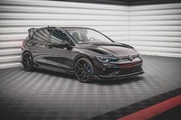 Maxton Design Seitenschweller Ansatz (Paar) V.2 + Flaps Passend FüR VW Golf R Ha