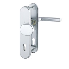 Hoppe Wechsel-/Schutzgarnitur Bonn Schutzbeschlag Haustürgriff Alu F1 92 mm ES1