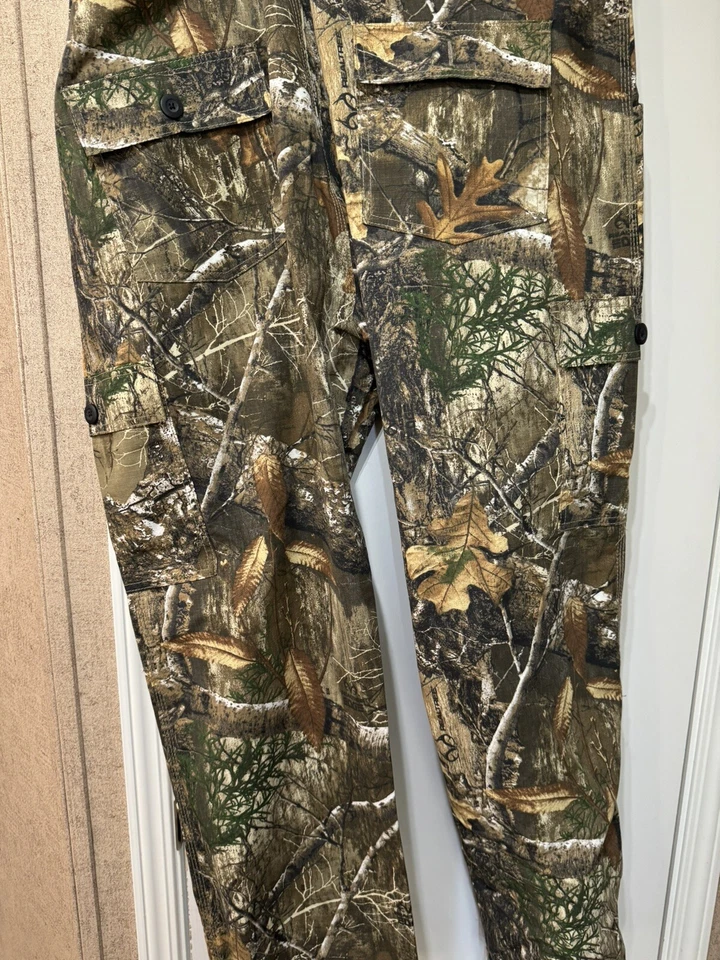 Shield S3 Series Camo Pants Mens Sz L 38x32 Realtree Edge Cargo Pants Deer Hunt - Image 2 of 2