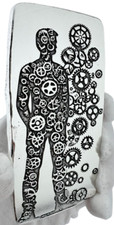 10 ozt 999 Fine Silver Art Bar - OVERDRIVE - ADAMO TECHNE - Limited Edition 88.87 per troy oz
