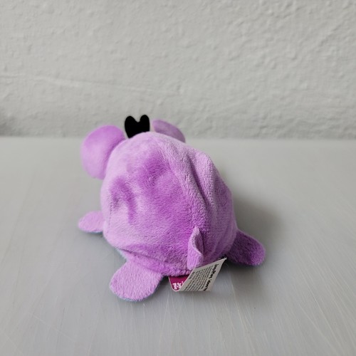 FlipZees Peluche Azul Perro Púrpura Ratón 5" Peluche Juguete Pequeño - Imagen 9 de 12