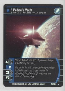 2002 Star Wars: The Trading Card Game - Attack of Clones Foil Padme's Yacht 2k3 | eBay