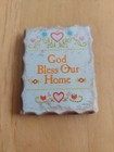 Damaged Wooden God Bless Our Home Magnet — photo 1