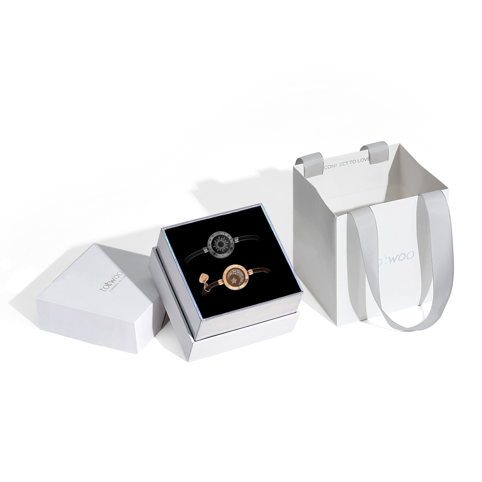 Totwoo Sun and Moon Long Distance Touch Light Up Vibrating