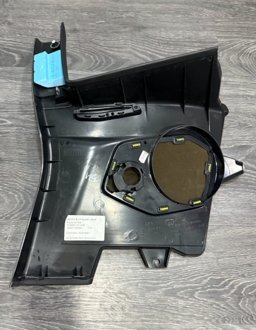 Lamborghini Huracan, LH, Left B-Pillar, Black, Used, P/N 4T0868417A