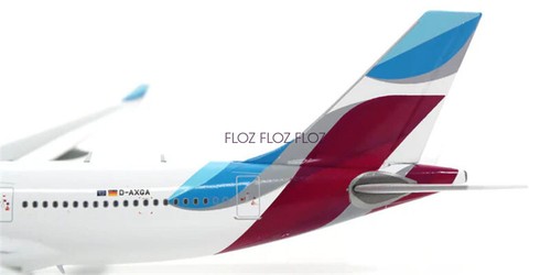 JC Wings Eurowings para Airbus A330-200 D-AXGA Edición Limitada 1:400 Preconstruido - Imagen 4 de 7