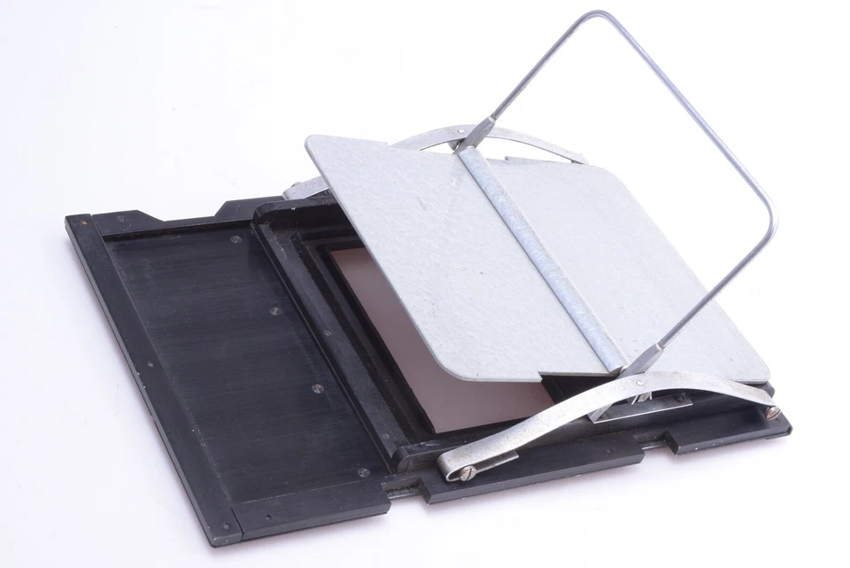 ✅ GRAFLEX CAMBO TOYO? 2X 5X10CM ON 4X5” HOLDER CAMERA GRAFLOCK SPRING SLIDE BACK - Image 3 of 4