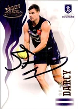 Signed 2021 Fremantle Dockers AFL Select Optimum Card - Sean Darcy