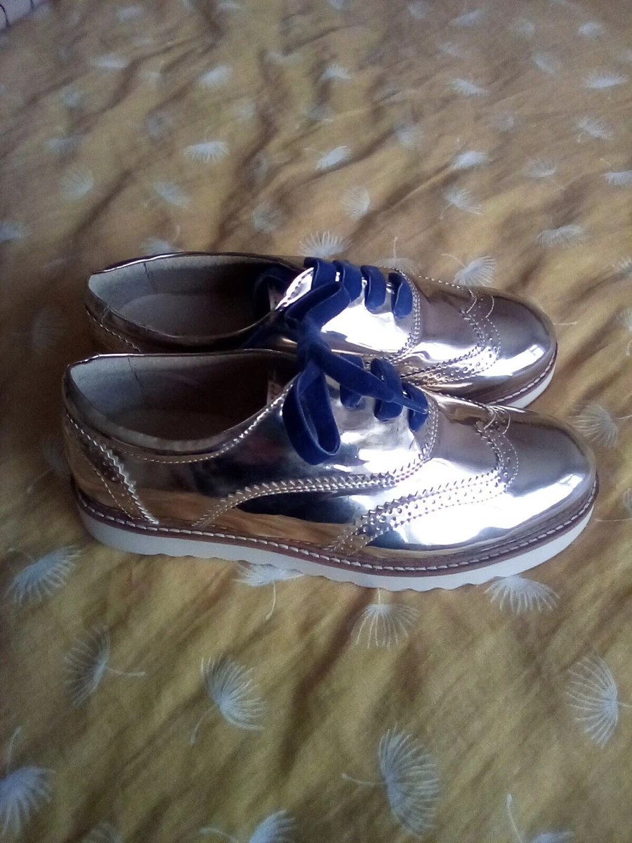 Boden silver on sale brogues