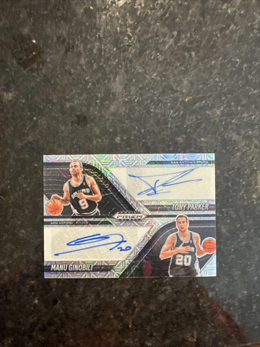 ファーストナンバー Manu Ginobili 1/25 Represent Green Mojo Prizm