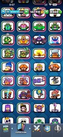 CR/LVL71 ( 54 CARD LV 16-15 ) 10K Trophy | 248 EMOTE & 46 TOWER SKIN | NAME CHNG