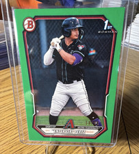 2026 Bowman 1st  Green Paper Parallel Enyervet Perez /99 Diamondbacks