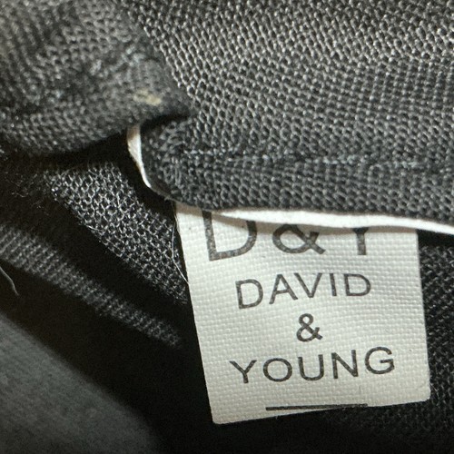 David & Young NewsBoy Cabbie Blue/Black Elastic Cap (Measurements Upon Request) - Picture 5 of 5