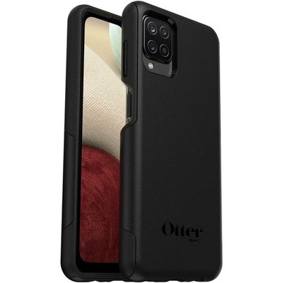 Samsung Galaxy A12 Commuter Series Lite Case - Black, Slim & Tough Design