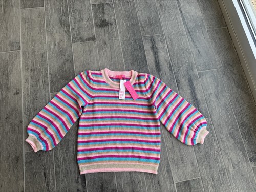 Neu mit Etikett Lilly Pulitzer Marceletta Pullover in Beere Soiree Karneval Streifen - Größe M - Bild 10 von 16
