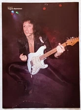 YNGWIE MALMSTEEN LIVE~ORIG 1988 POSTER~FULL PAGE PRINT MAGAZINE PINUP CLIPPING