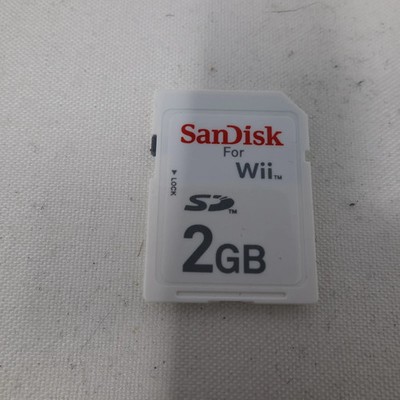 Official Nintendo Branded Sandisk 2GB SD Memory Card For Wii DS 3DS+ More
