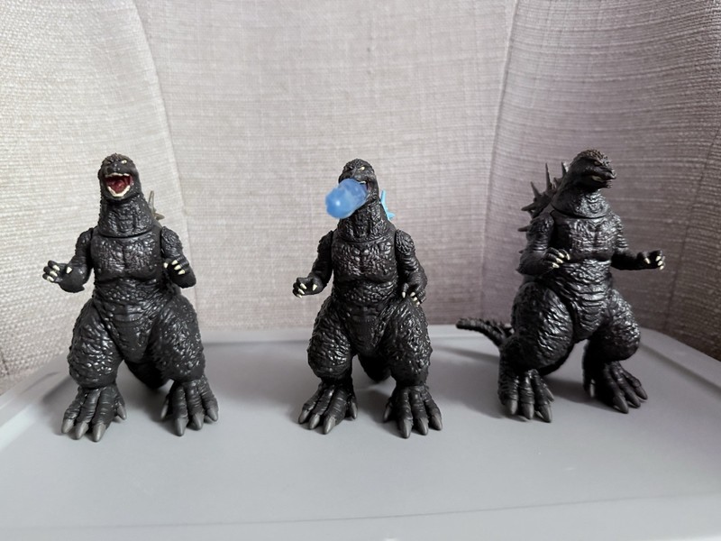 Lot Of 3 Super 7 Godzilla Minus One Blind Box Figures