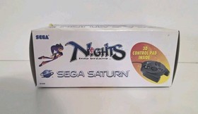 Nights Into Dreams Sega Saturn Big Box Case Inserts Only - No Disc, Control Pad