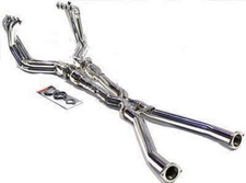 OBX Stainless 97-00 Chevy Corvette C5 LS1 Long Tube Manifold  X-Pipe Auto Manual