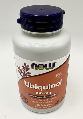 #ad #ad NOW FOODS Ubiquinol 100 mg 120 Softgels Expires 4 2027 $24.75